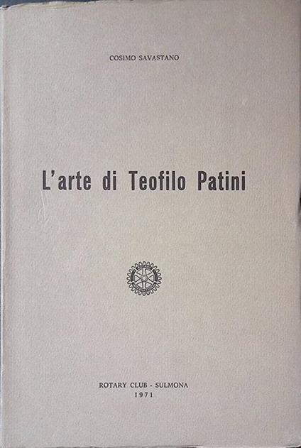 L' arte di Teofilo Patini - Cosimo Savastano - copertina