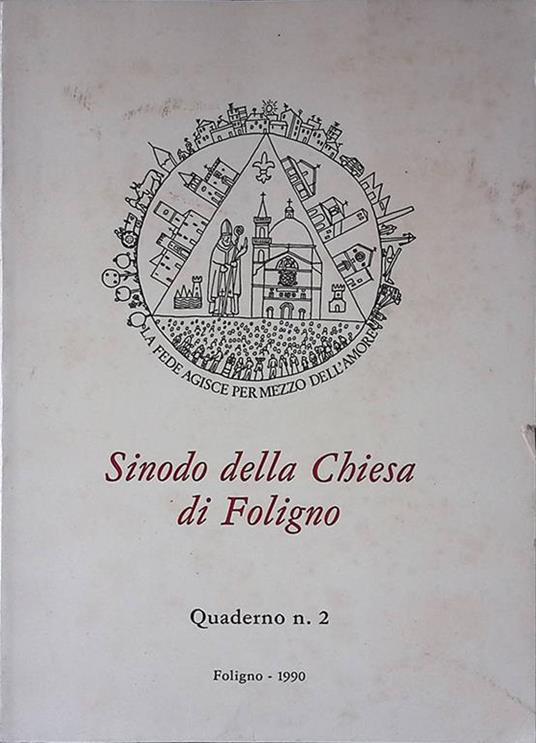 Sinodo della Chiesa di Foligno. Quaderno n.2 - copertina