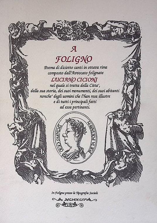 A Foligno - Luciano Cicioni - copertina