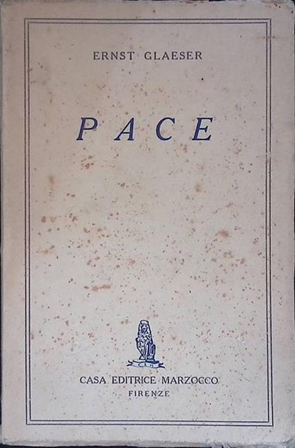 Pace - copertina