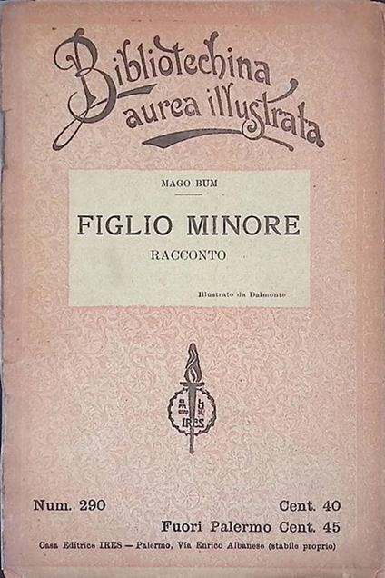 Figlio minore. Racconto - copertina