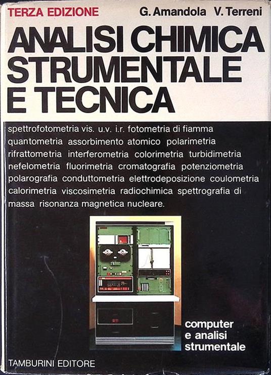 Analisi chimica strumentale e tecnica - copertina