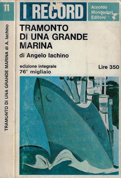 Tramonto di una grande marina - Angelo Iachino - copertina