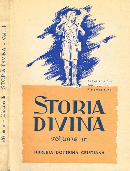 Storia divina. Corso di religione. Vol.II - copertina