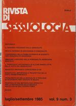 Rivista di sessuologia Vol. 9 N. 3 1985