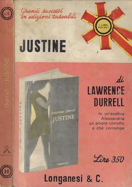 Justine - Lawrence Durrell - copertina