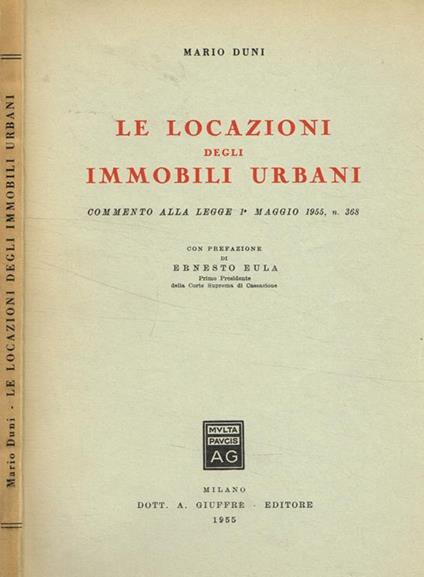 Le locazioni degli immobili urbani - Mario Dubini - copertina