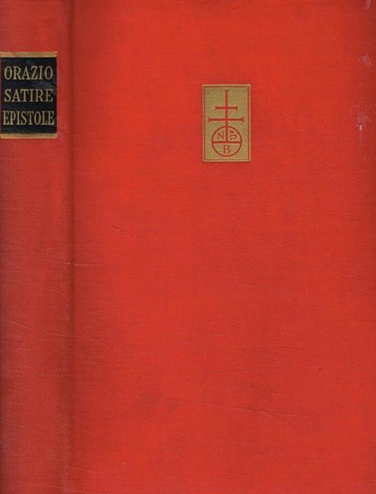 Le satire. Le epistole - Q. Flacco Orazio - copertina