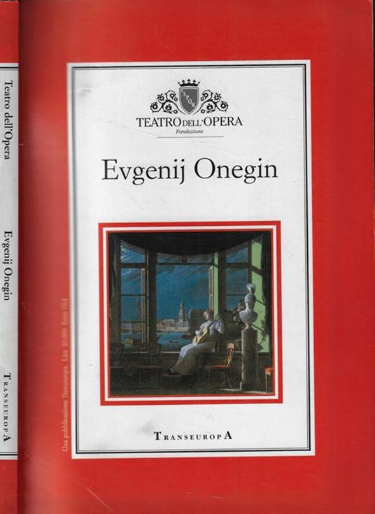 Evgenij Onegin - copertina