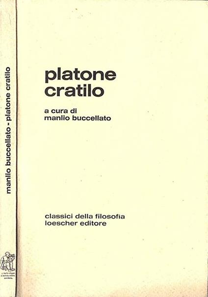 Platone Cratilo - copertina