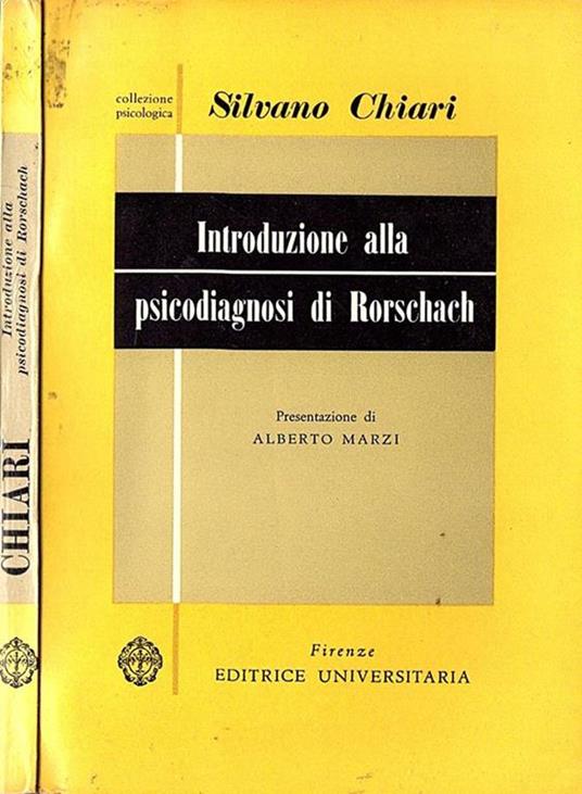 Introduzione alla psicodiagnosi di Rorschach - copertina