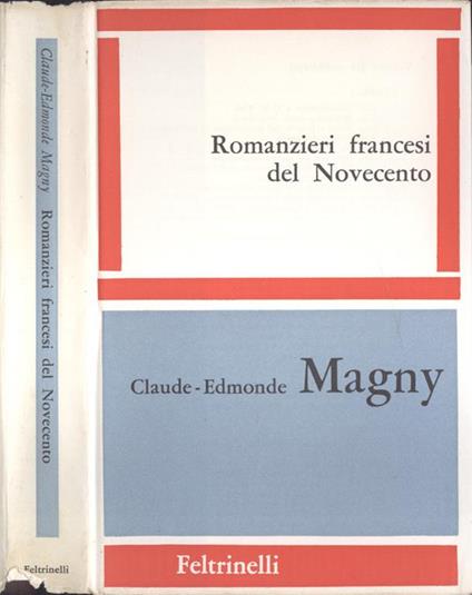 Romanzieri francesi del Novecento - Claude-Edmonde Magny - copertina
