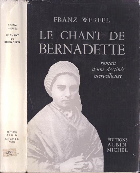 Le chant de Bernadette - Franz Werfel - copertina