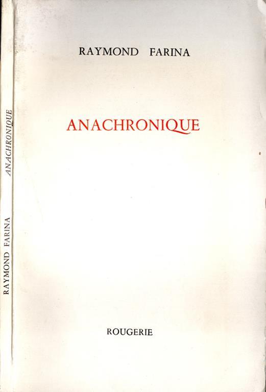 Anachronique - copertina