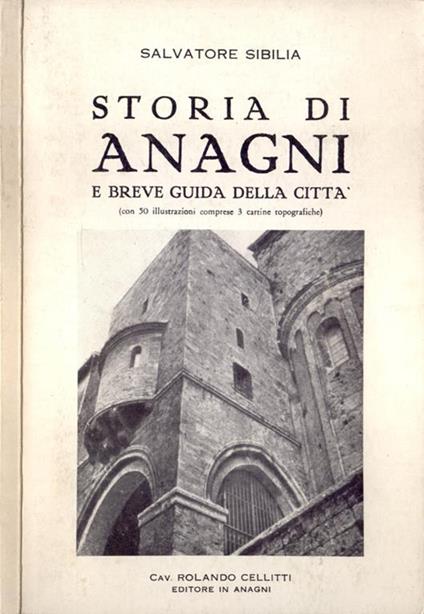 Storia di Anagni - Salvatore Sibilia - copertina