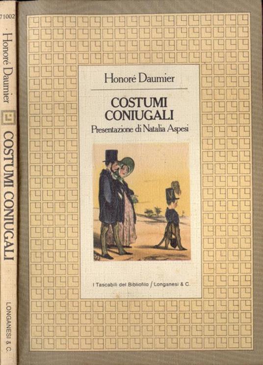 Costumi coniugali - Honoré Daumier - copertina