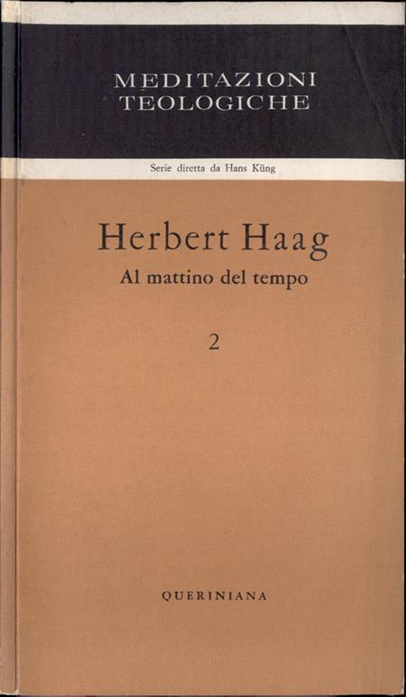 Al mattino del tempo - Herbert Haag - copertina