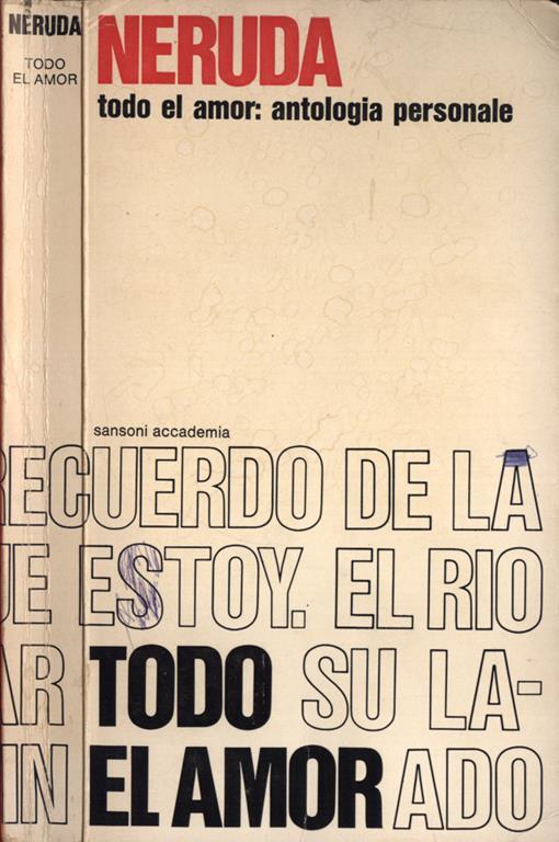 Todo el amor - Pablo Neruda - copertina