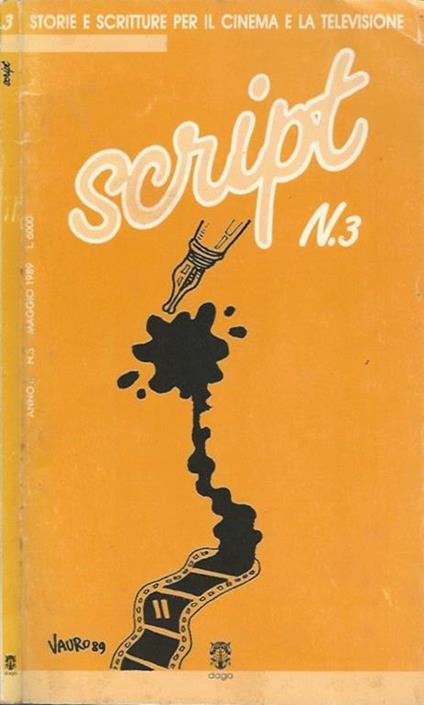 Script n. 3 - Anno II - maggio 1989 - copertina