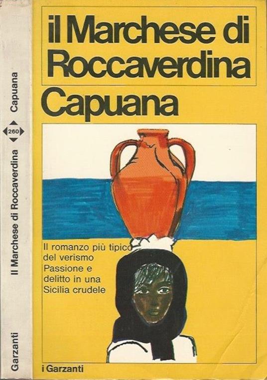 Il Marchese di Roccaverdina - Luigi Capuana - copertina