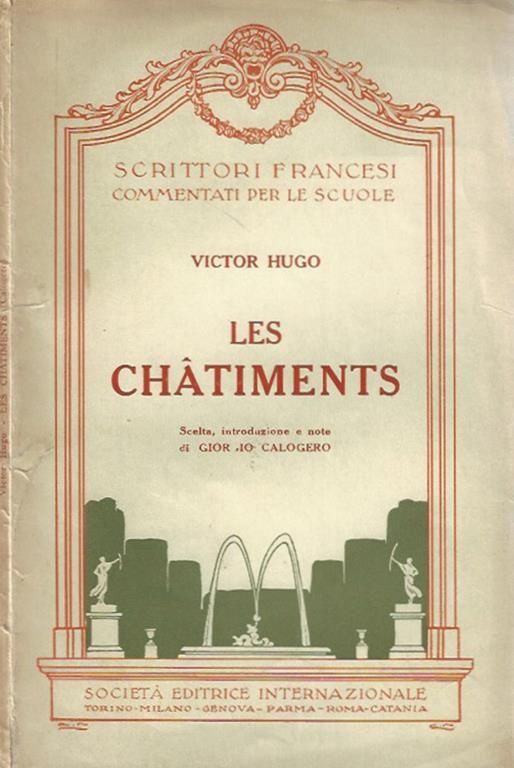 Les Chatiments - Victor Hugo - copertina