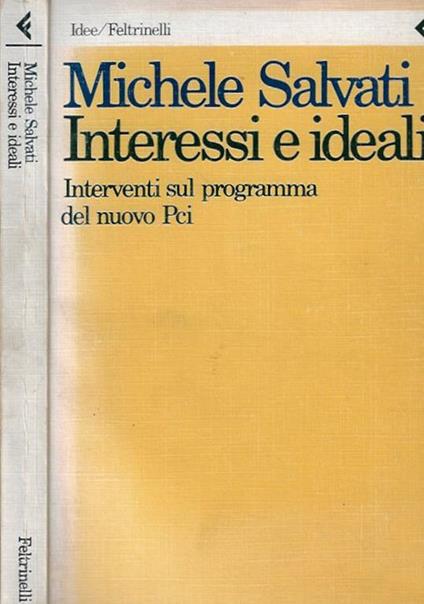 Interessi e ideali - Michele Salvati - copertina