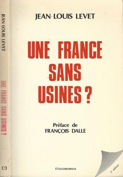 Une France sans usines? - copertina