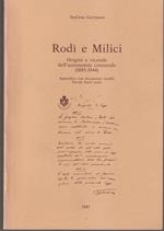 Rodì e Milici Origini e vicende dell'autonomia comunale (1885-1944) Appendice con documenti inediti