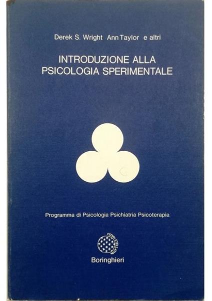 Introduzione alla psicologia sperimentale - copertina