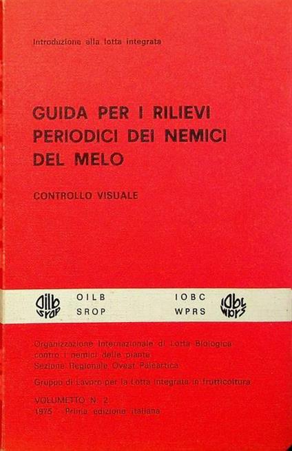 Guida per i rilievi periodici dei nemici del melo: controllo visuale - copertina