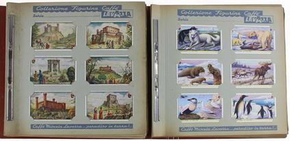 Collezione Figurine Lavazza 1949-1951: Due Album Completi Con 540 Figurine - copertina