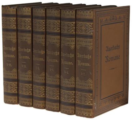 Romane (Complete Set, 12 Volumes) - Auerbach B. (Theobald Chauber) - copertina