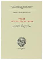 Voyage Aux Vallees De Lanzo Preceduto Dalla Memoria Del Nubifragio Del 2 Giugno 1789