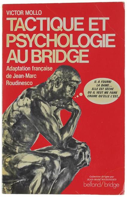 Tactique E Psychologie Au Bridge. Adaptation Française De Jean-Marc Roudinesco - Victor Mollo - copertina