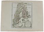 La Suede. [Original Copper Engraved Map, 1778] - Vaugondy (De) Robert, Dussy E