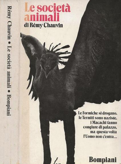 Le società animali - Rémy Chauvin - copertina