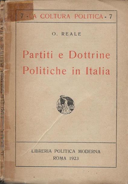 Partiti e Dottrine Politiche in Italia - copertina