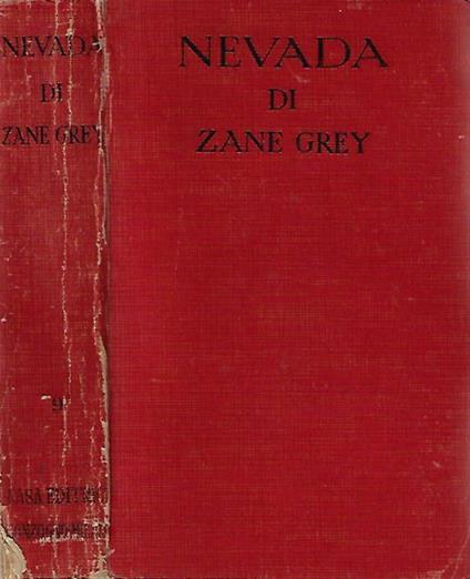 Nevada - Zane Grey - copertina