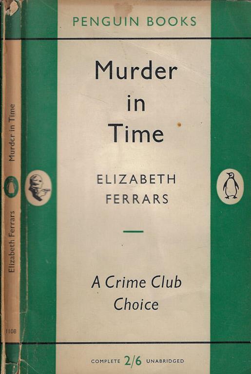 Murder in time - Elizabeth Ferrars - copertina