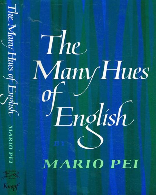 The many hues of english - Mario Spezi - copertina