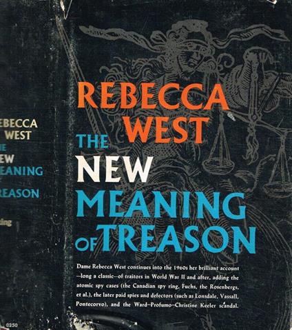 The new meaning of treason - Rebecca West - copertina