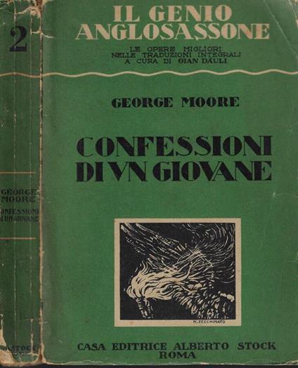 Confessioni di un giovane - George Moore - copertina