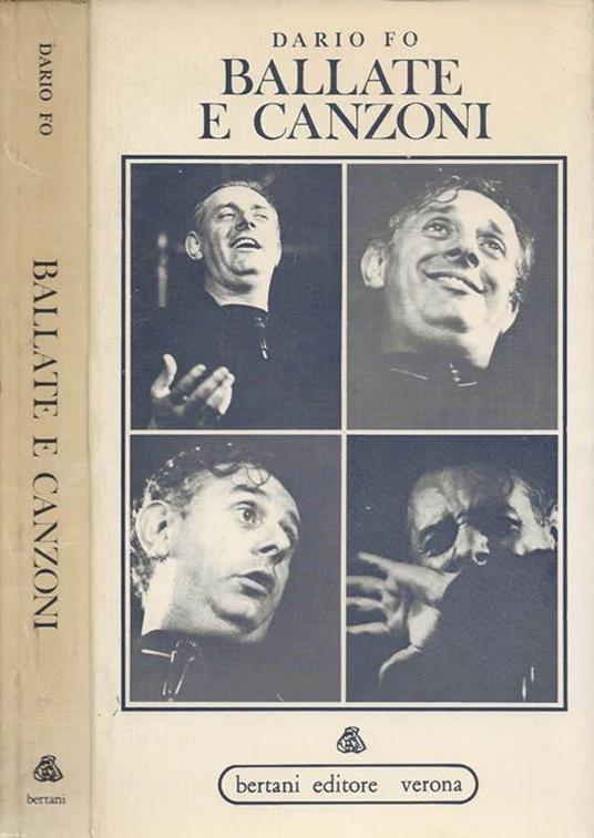 Ballate e canzoni - Dario Fo - copertina