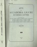 Atti della accademia Ligure di scienze e lettere. Volume XLIX, 1992