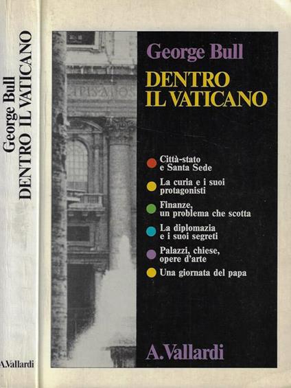 Dentro il Vaticano - George Bull - copertina