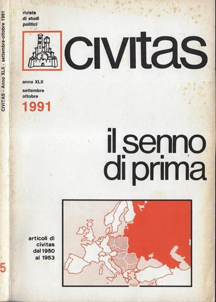 Civitas anno 1991 n. 5 - copertina