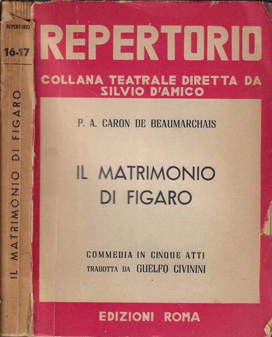 Il matrimonio di Figaro - copertina