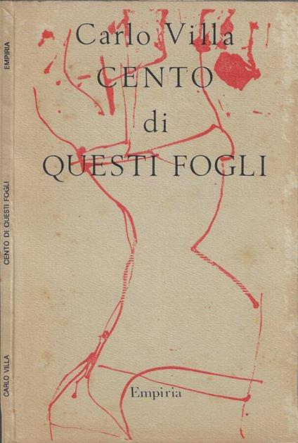 Cento di questi fogli - Carlo Villa - copertina