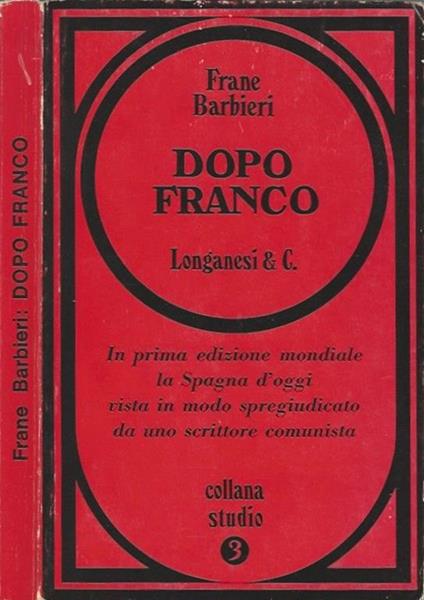 Dopo Franco - Frane Barbieri - copertina