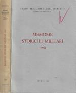 Memorie Storiche Militari 1981